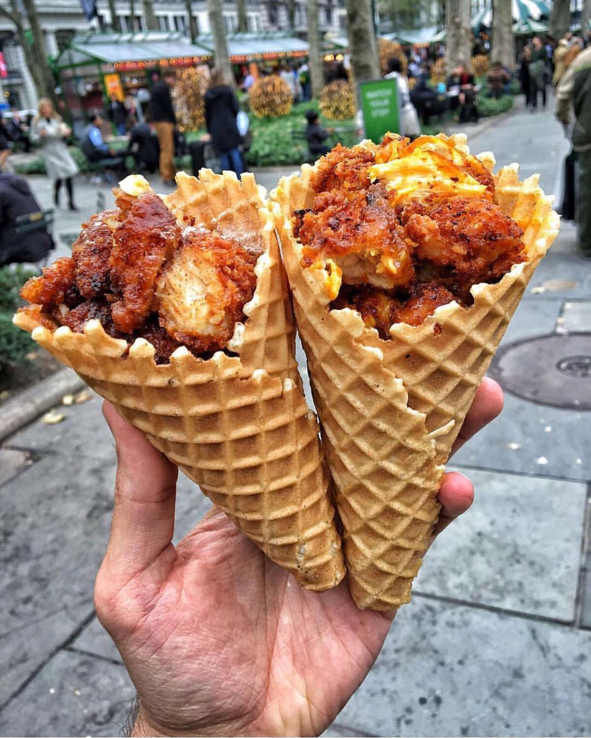 Chickenfilled waffle cones finally make debut in the Heights