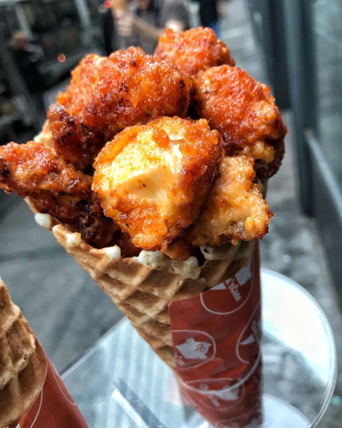 Chickenfilled waffle cones finally make debut in the Heights