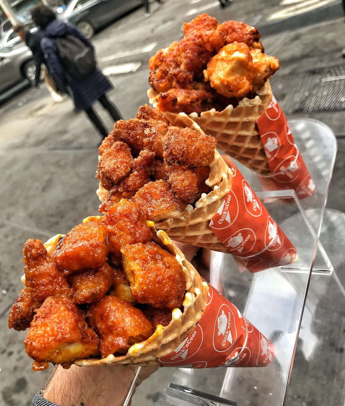 Chickenfilled waffle cones finally make debut in the Heights