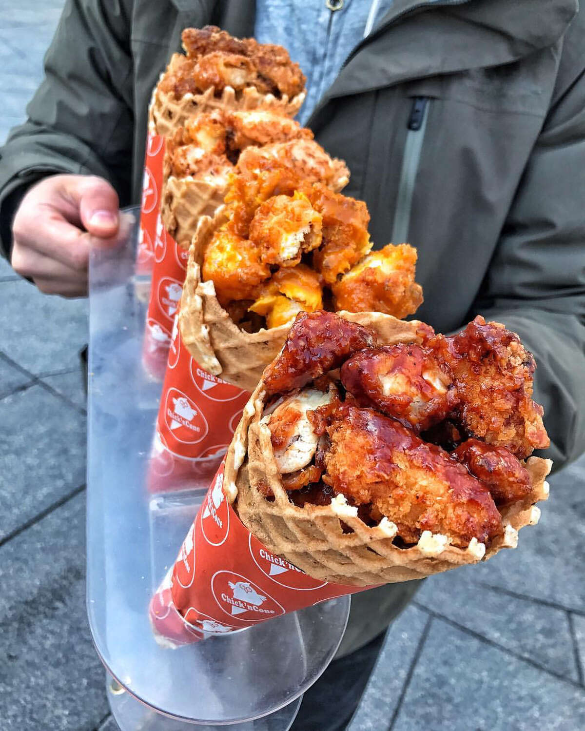 Chickenfilled waffle cones finally make debut in the Heights