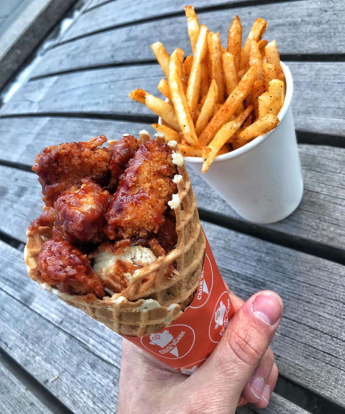 Chickenfilled waffle cones finally make debut in the Heights