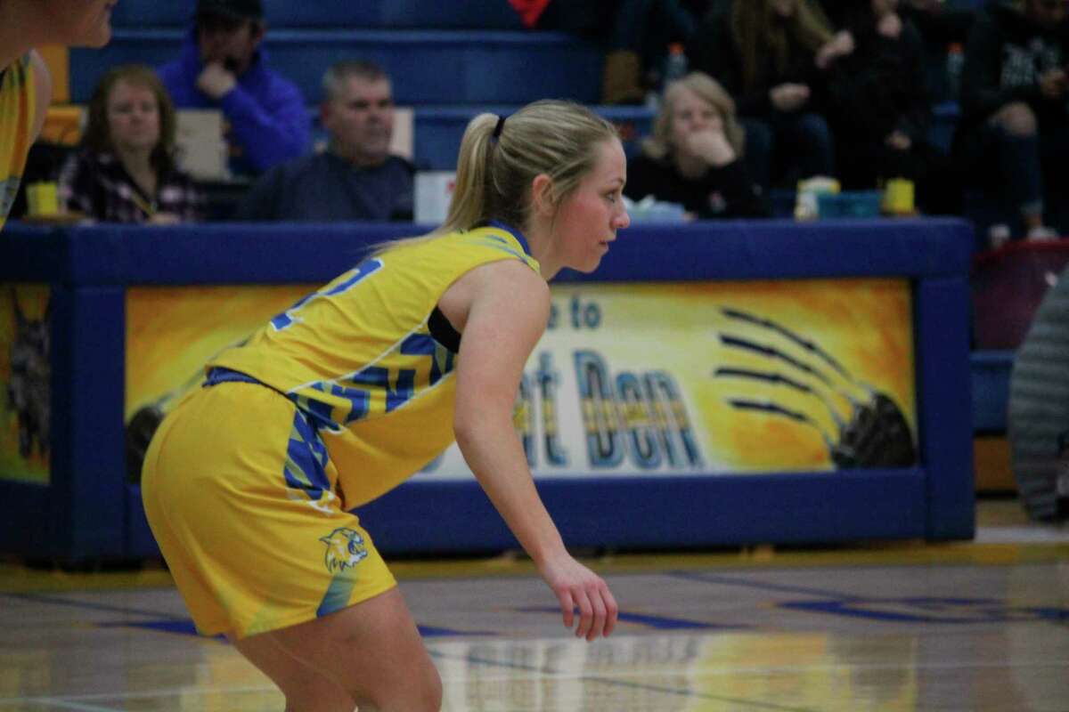 Kaylee Ladd is in her senior season for Evart. (Herald Review photo/John Raffel)