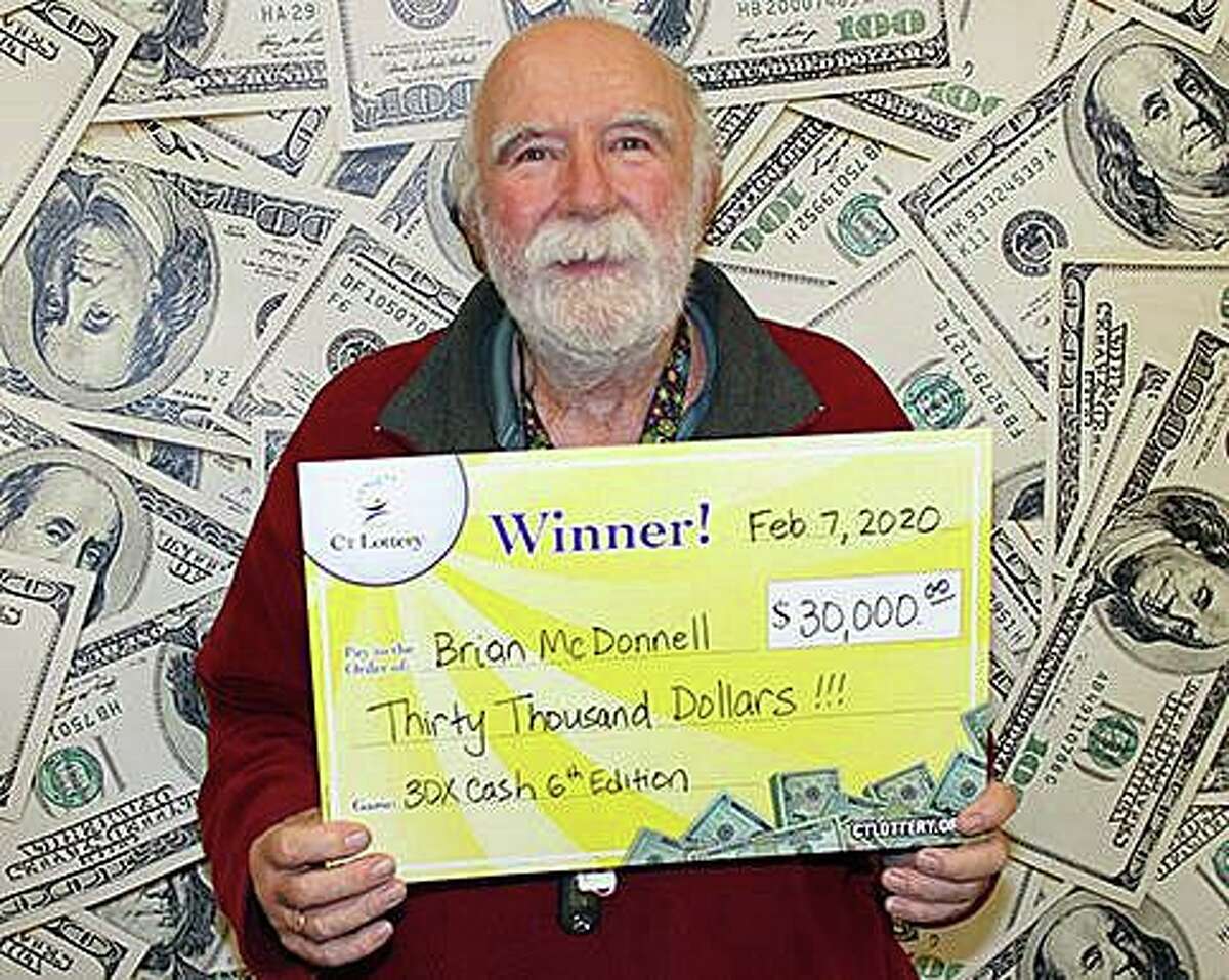 Brian McDonnell, of Torrington, won $30,000 on a 30X Cash ticket sold at Lucky Star in Torrington.