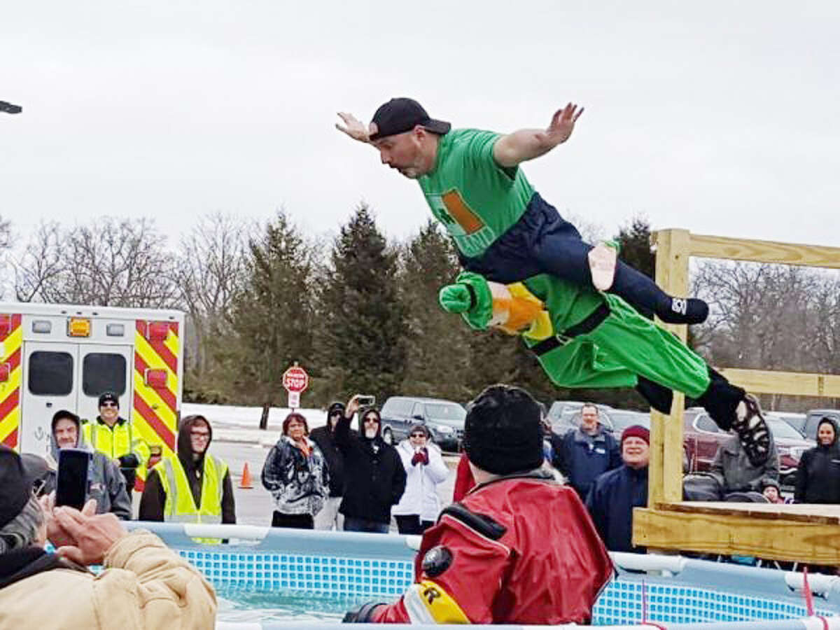 These are scenes from last year's Polar Plunge.