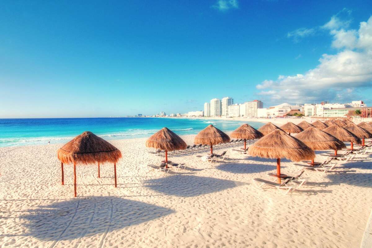 "Spring break forever" Cancun continues to rank #1 for Expedia as the most popular spring break destination. This island city on the Yucatan Peninsula is known for its pristine beaches, swim-up bars and archeological sites like Chichen Itza. Featured image: Cancun, Mexico
