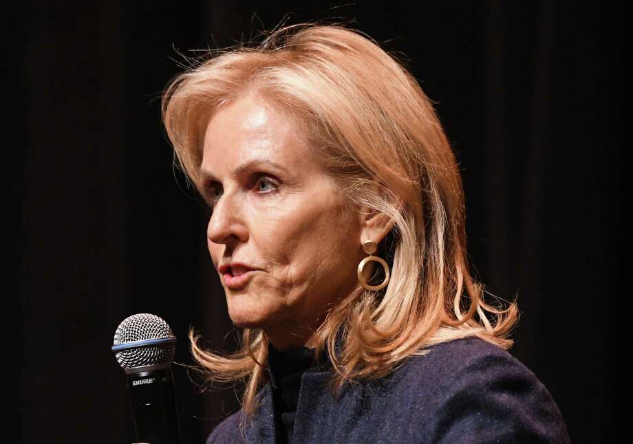 Annie Lamont is co-founder and managing partner of Greenwich-based investment firm Oak HC/FT, which specializes in investments in the health care and financial services industries. Photo: Tyler Sizemore / Hearst Connecticut Media / Greenwich Time