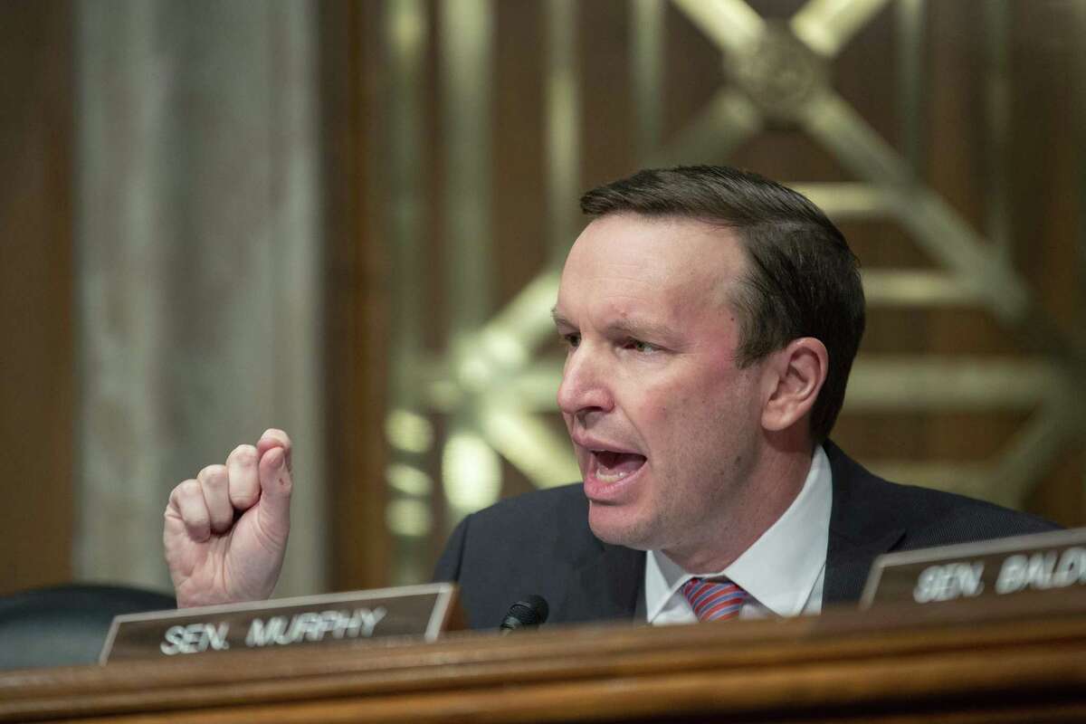 Senator Chris Murphy, a Democrat from Connecticut, speaks during a U.S. Senate Committee on Health, Education, Labor, and Pensions hearing at the U.S. Capitol in Washington, D.C., U.S., on Tuesday, March 3, 2020. Senators questioned Trump administration scientists Tuesday about the availability of coronavirus tests, treatment for those infected and a vaccine, as the number of infections and deaths in the U.S. continues to grow. Photographer: Stefani Reynolds/Bloomberg