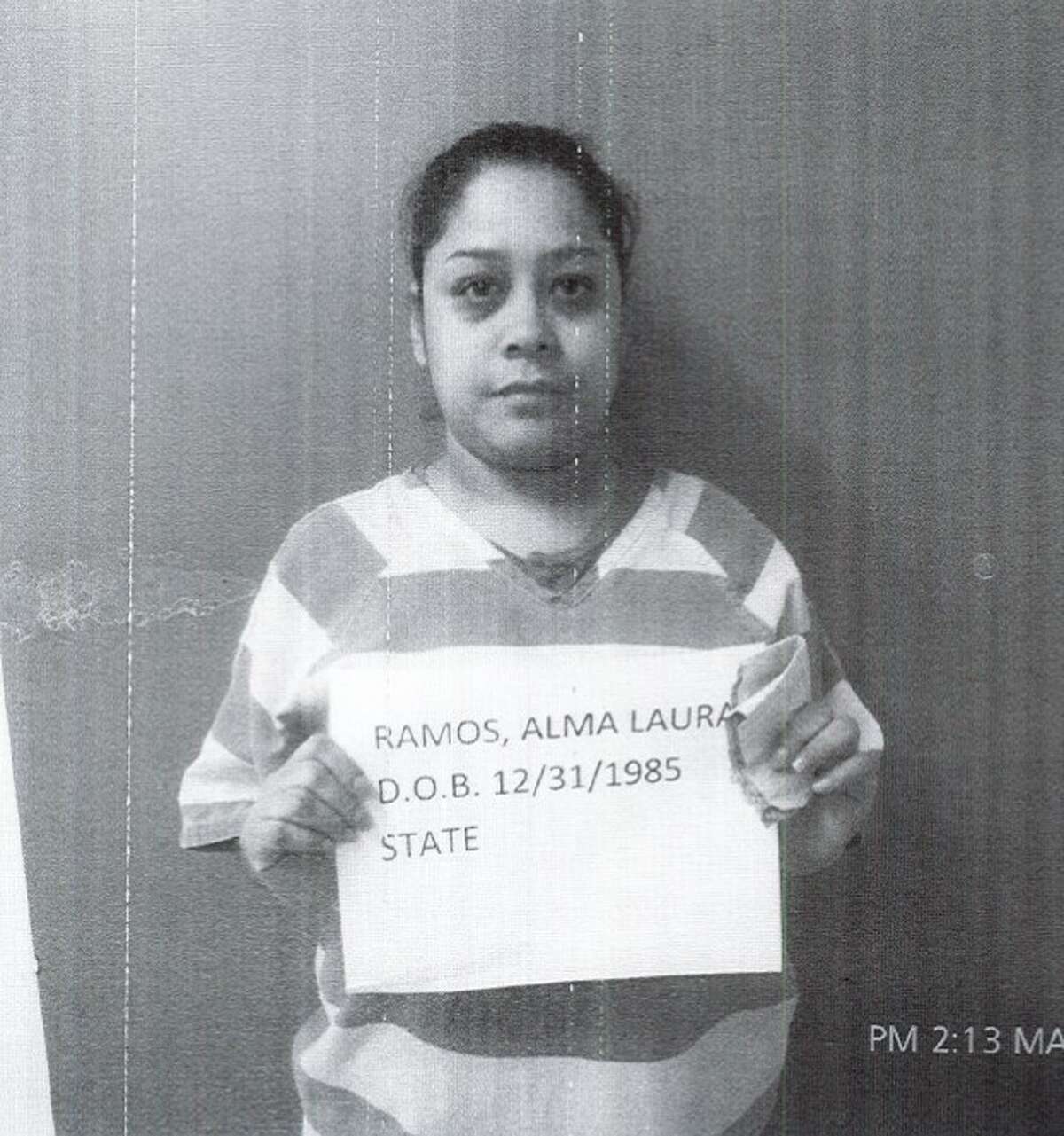 Alma Laura Ramos, 34, was arrested and charged with driving while intoxicated and bribery.