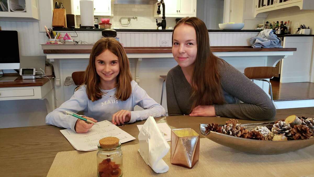 Elise is doing her homework 07 picture