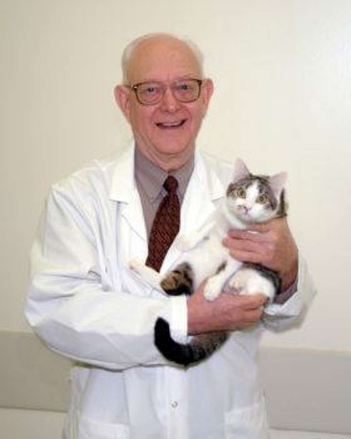 Copy Cat was adopted at six months old by Dr. Duane Kraemer, a senior professor in Reproduction Sciences Laboratory, and his wife, Shirley, six months after her birth.
