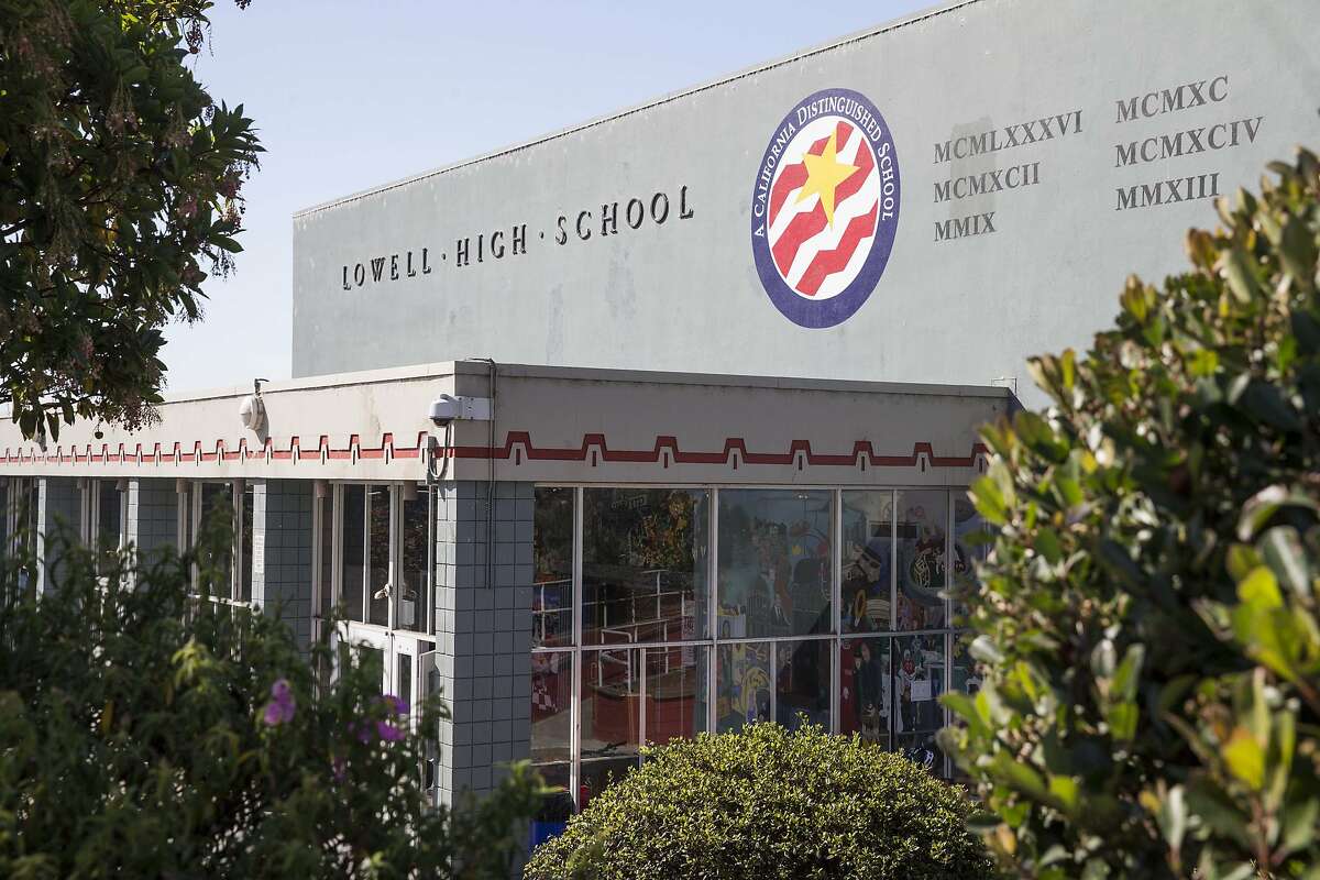 The exterior of Lowell High School in San Francisco, Calif. seen Friday, Sept. 21, 2018.