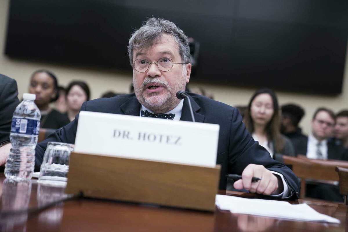 Peter Hotez, professor and dean for the National School of Tropical Medicine at the Baylor College of Medicine, speaks during a House Science, Space and Technology Committee hearing on Capitol Hill in Washington, D.C., U.S., on Thursday, March 5, 2020. Photographer: Sarah Silbiger/Bloomberg