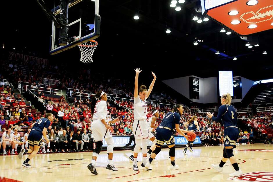 According to guidelines released by Stanford on Thursday, crowd capacity at Maples Pavilion will be temporarily reduced to 2,345.