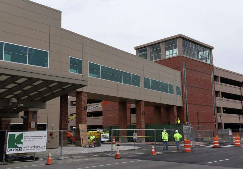 New Albany airport garage nearly complete