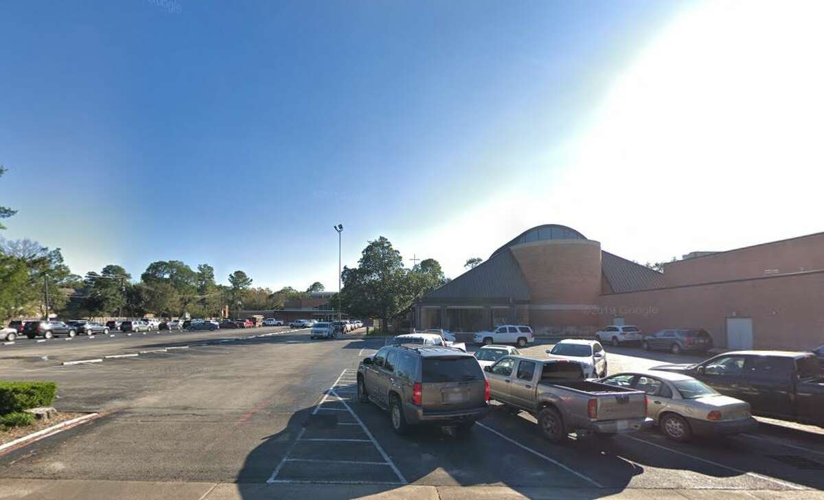 Google Street View of St. Cecelia Catholic Church in Houston.