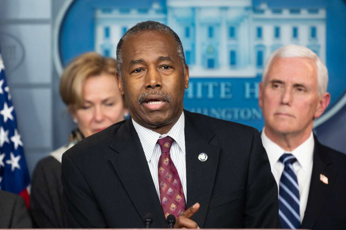 Dr. Ben Carson, United States Secretary of Housing and Urban Development, speaking at the Coronavirus Task Force press conference.