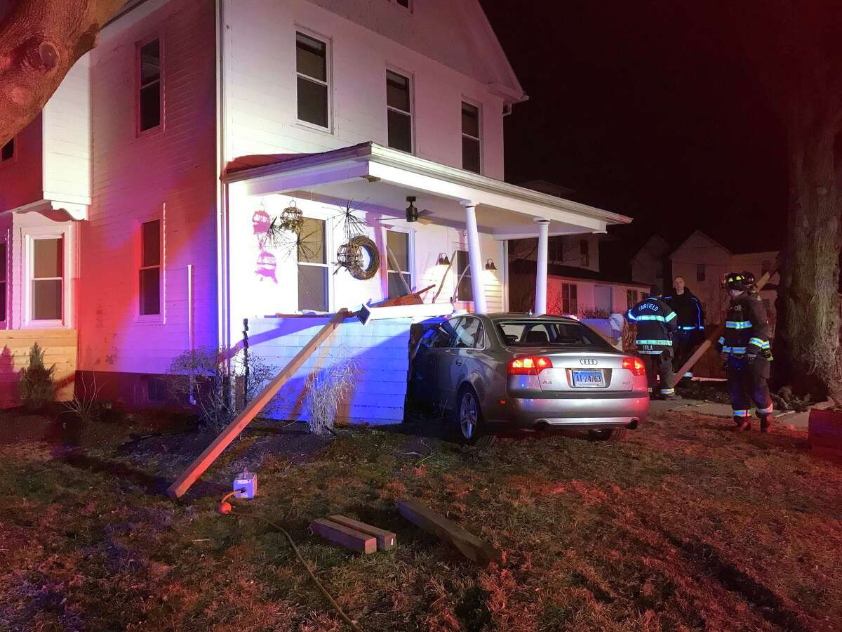 Fairfield: Car crashes into porch