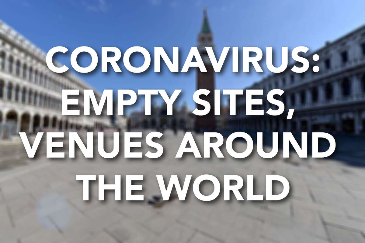 Click ahead to see how coronavirus fears have led to empty streets, attractions and stadiums around the world.