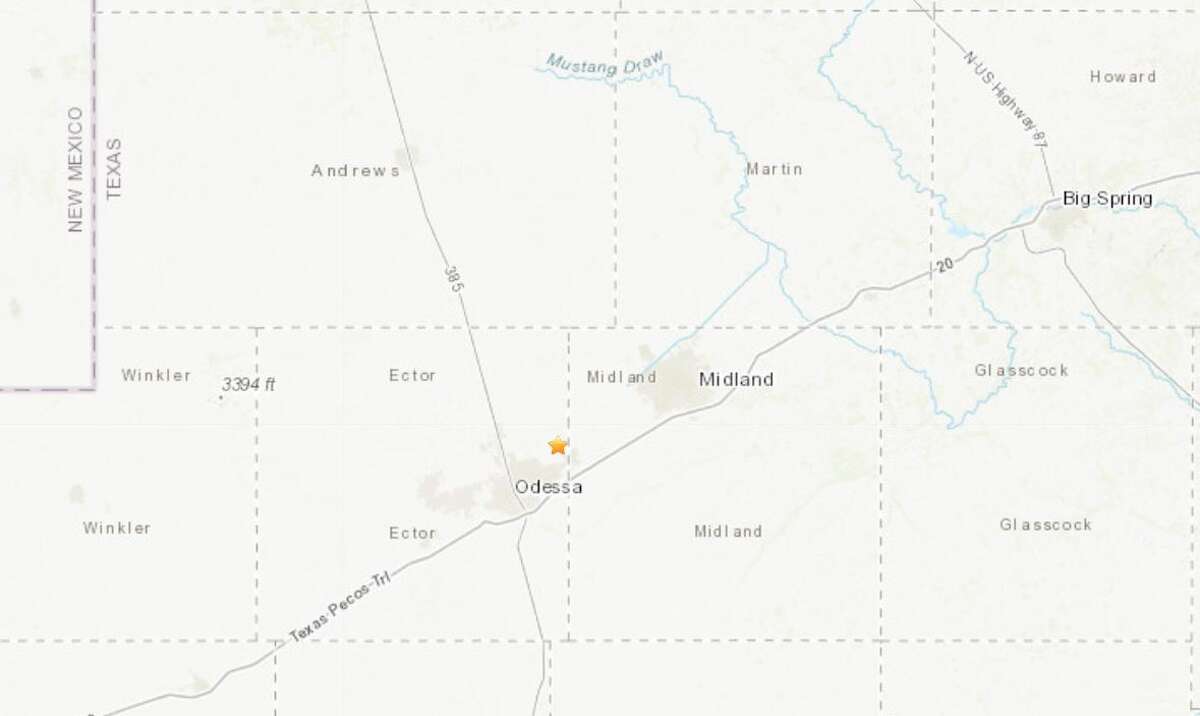 Another earthquake recorded near Odessa
