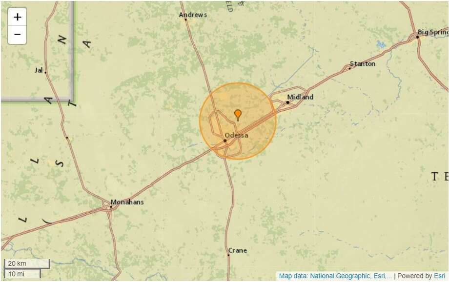 Another earthquake recorded near Odessa Midland ReporterTelegram