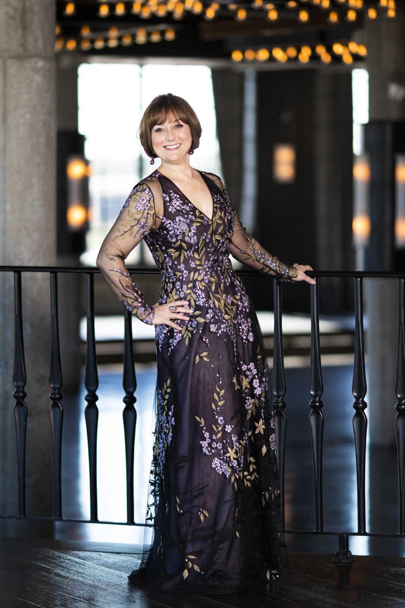 Houston Chronicle Best Dressed Leigh Smith an arts booster with