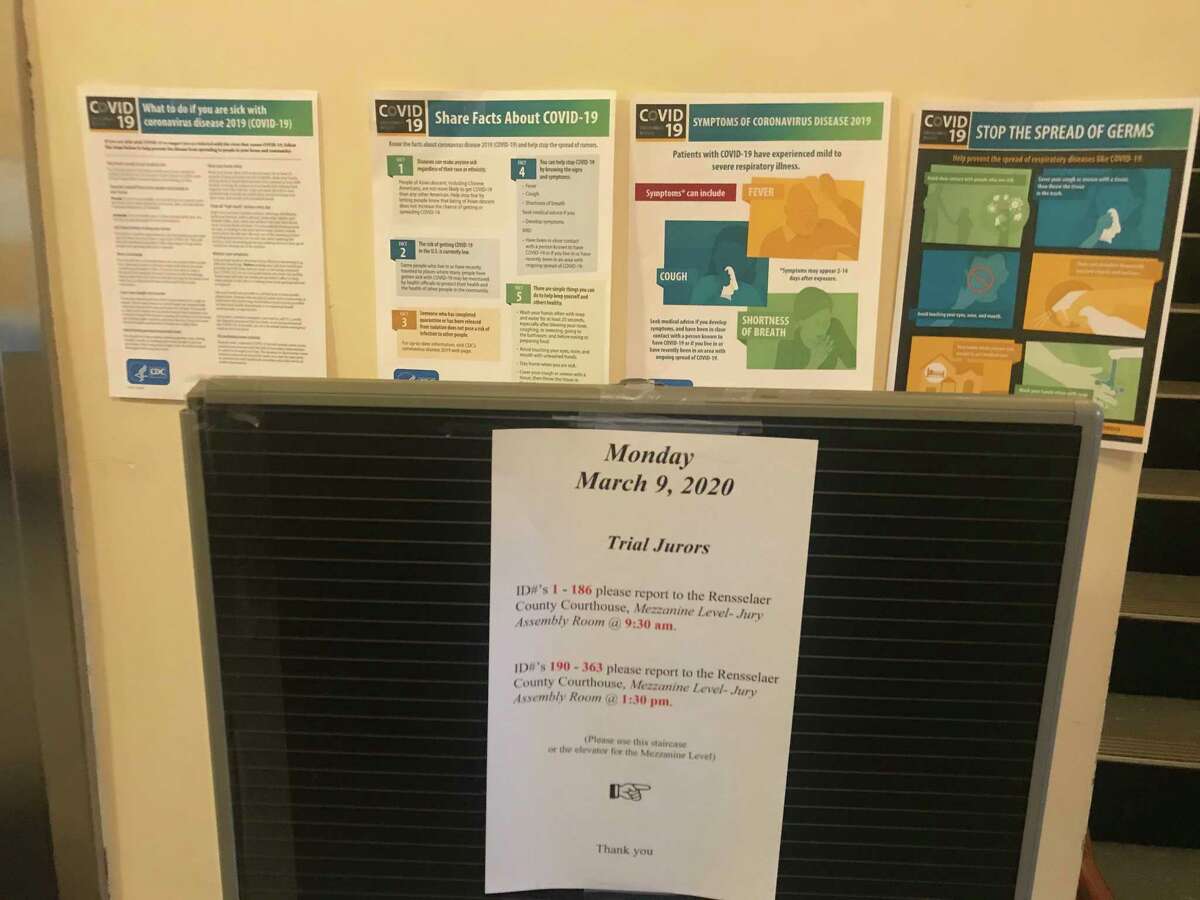 Rensselaer County jury pool keeps eye on coronavirus rensselaer-county-jury-pool-keeps-eye-on-coronavirus
