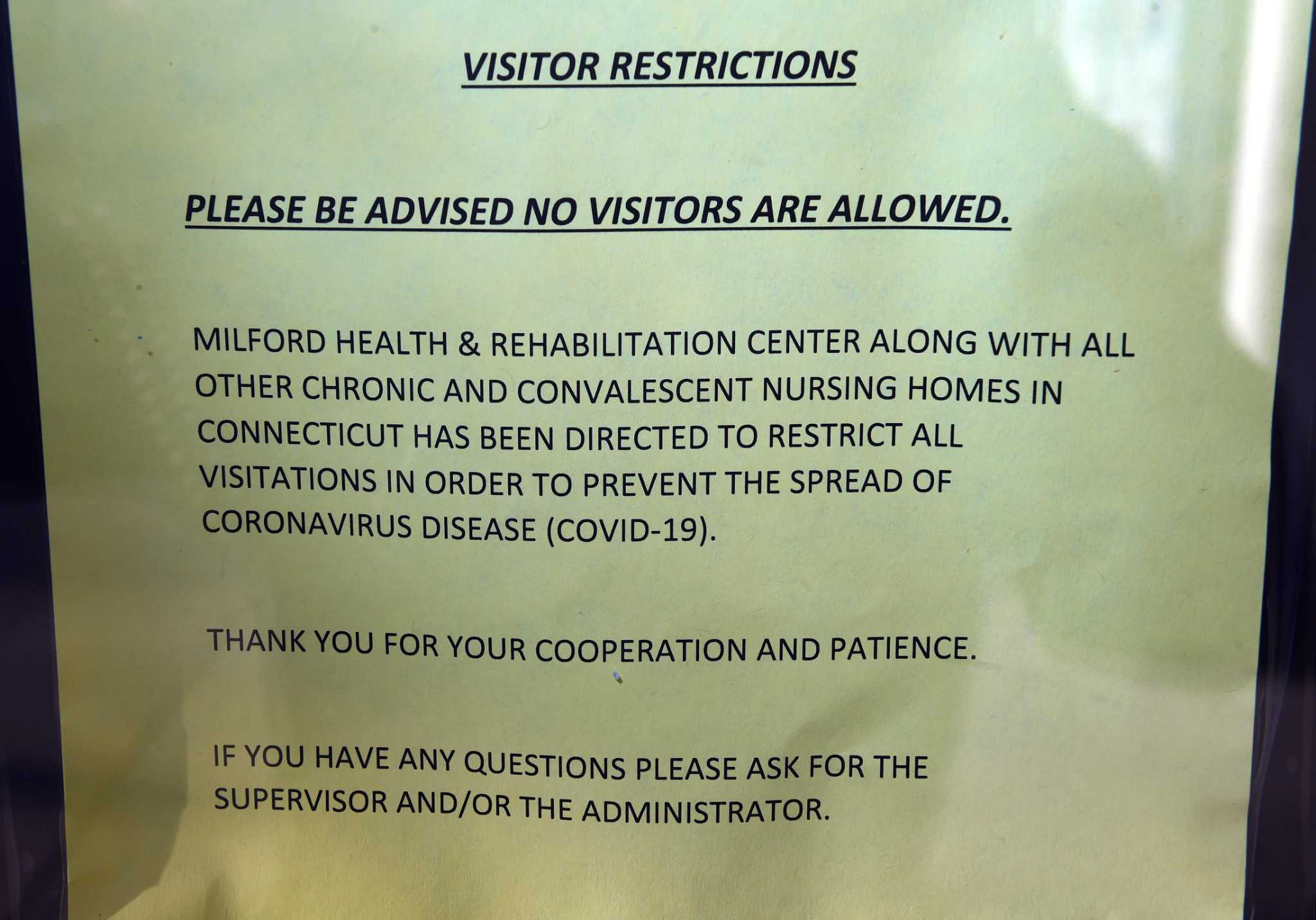 DPH restricts visitation at nursing homes due to coronavirus