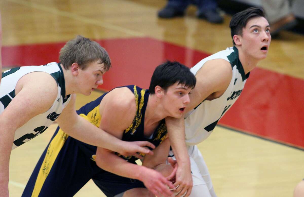 The Bad Axe boys basketball team logged a 54-41 victory over Laker in the first round of districts on Monday, March 9.