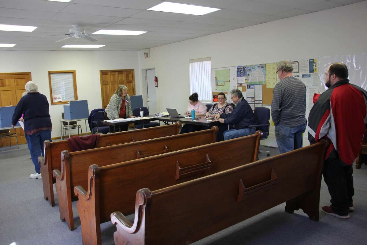 Verona Township voters cast their ballots.