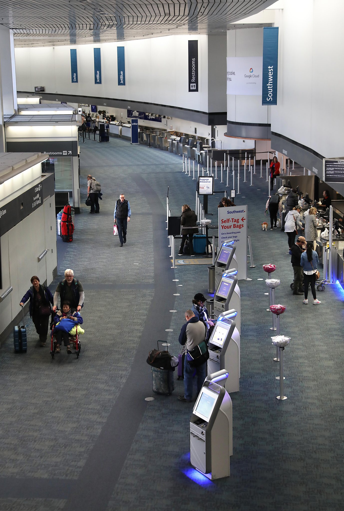 SFO’s new terminal makeover gets a sneak preview amid coronavirus fears