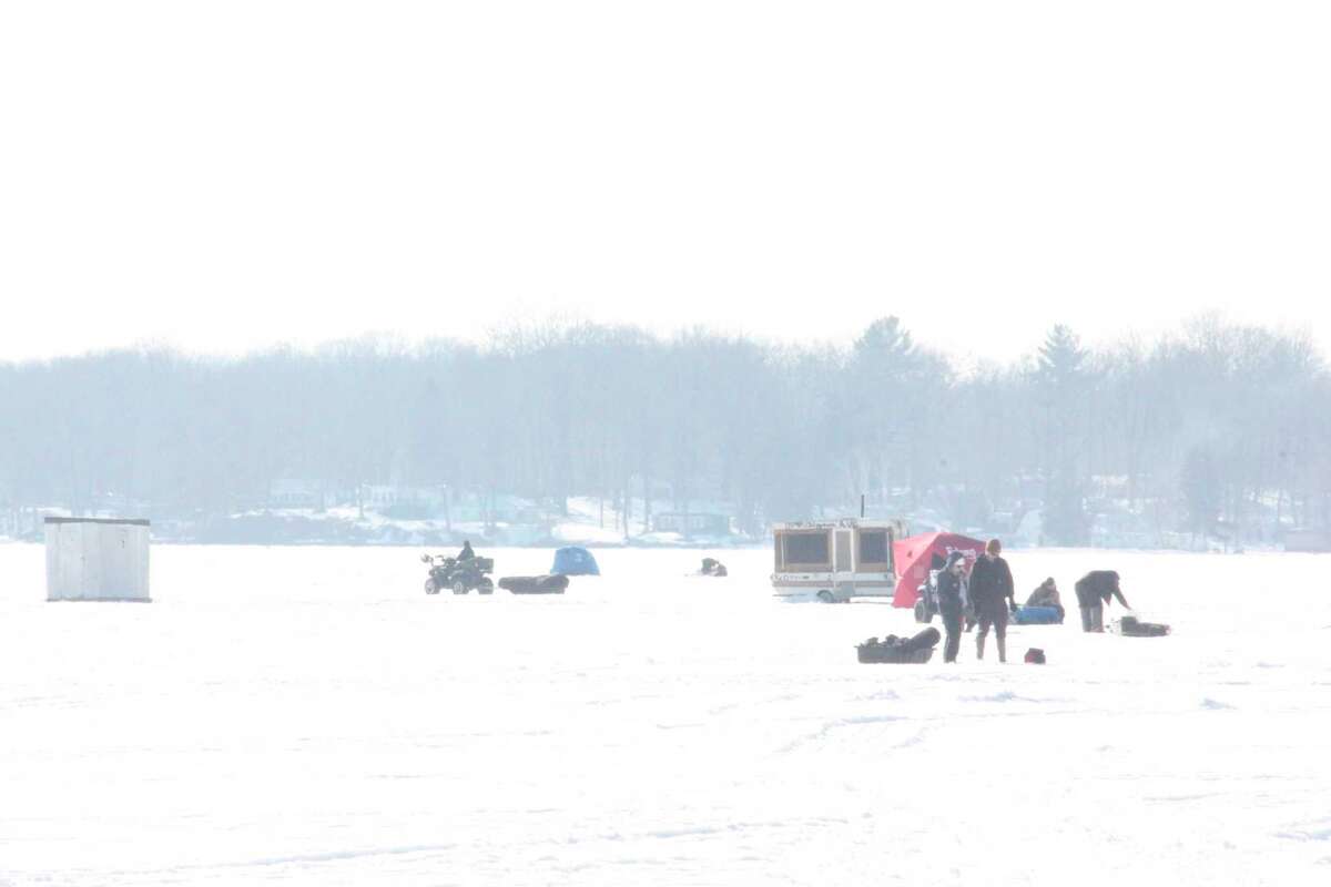 Anglers are in the final weeks of the ice season. (Herald Review photo/John Raffel)