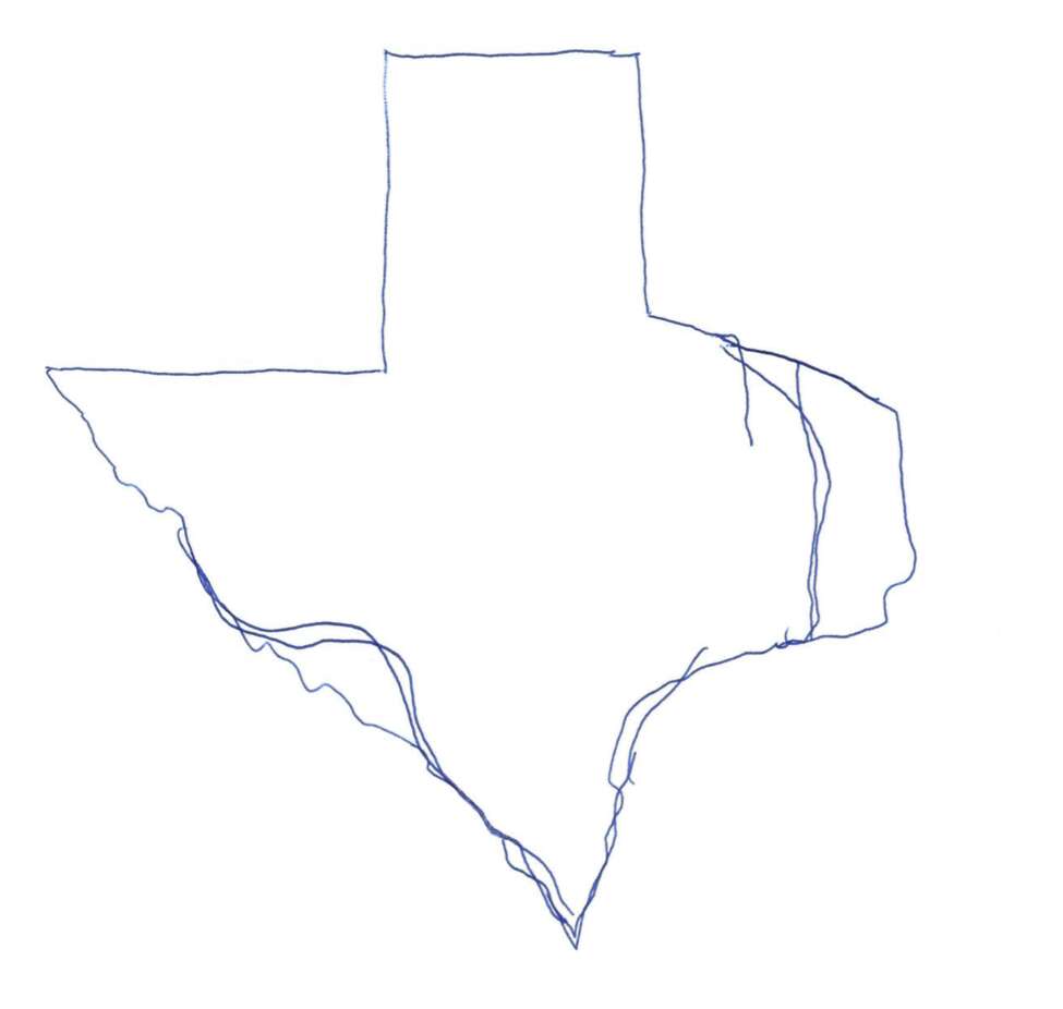 We asked 15 people to draw an outline of Texas. Just, wow.