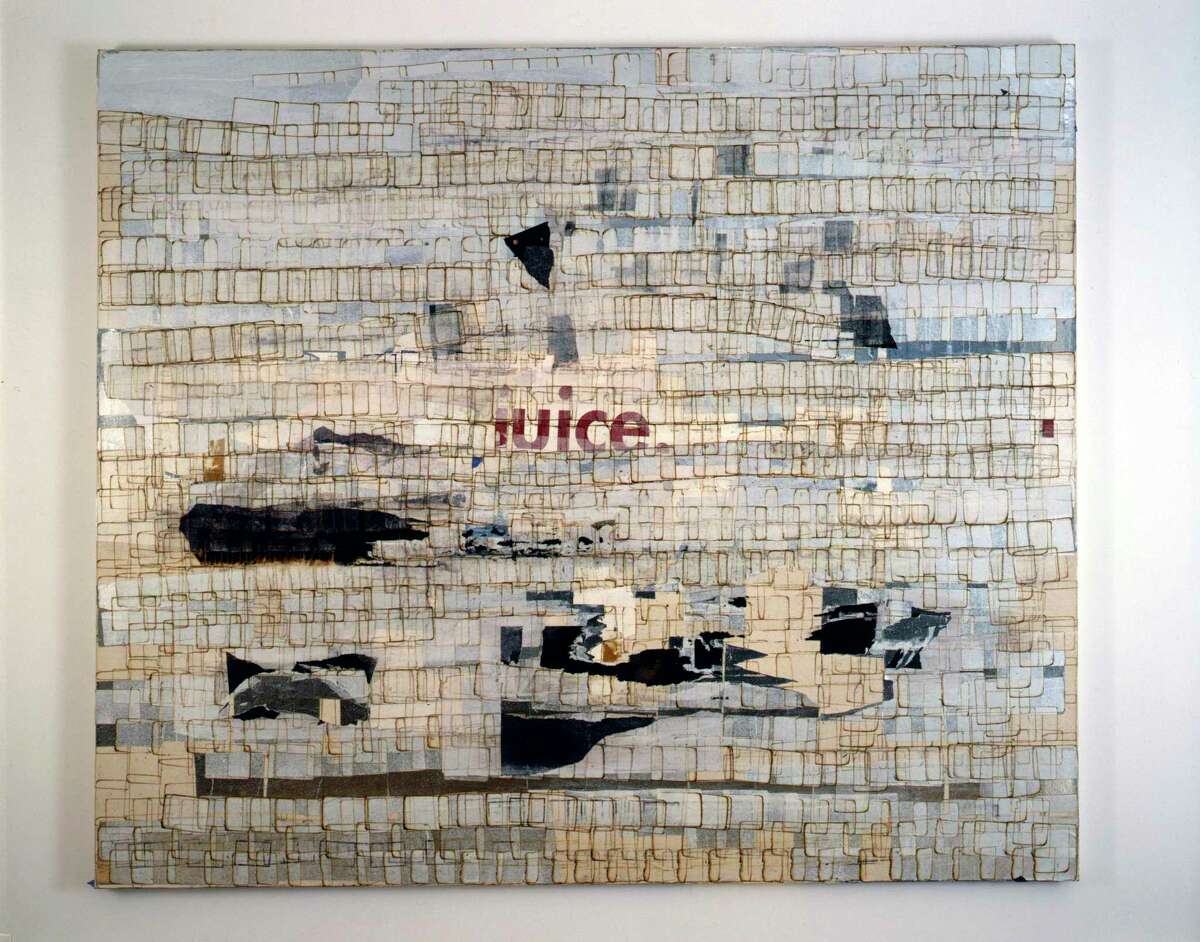 "Juice," from 2003, is among the mixed-media works made with permanent-wave end papers in "Mark Bradford: End Papers" at the Modern Art Museum of Fort Worth March 8-Aug. 9.
