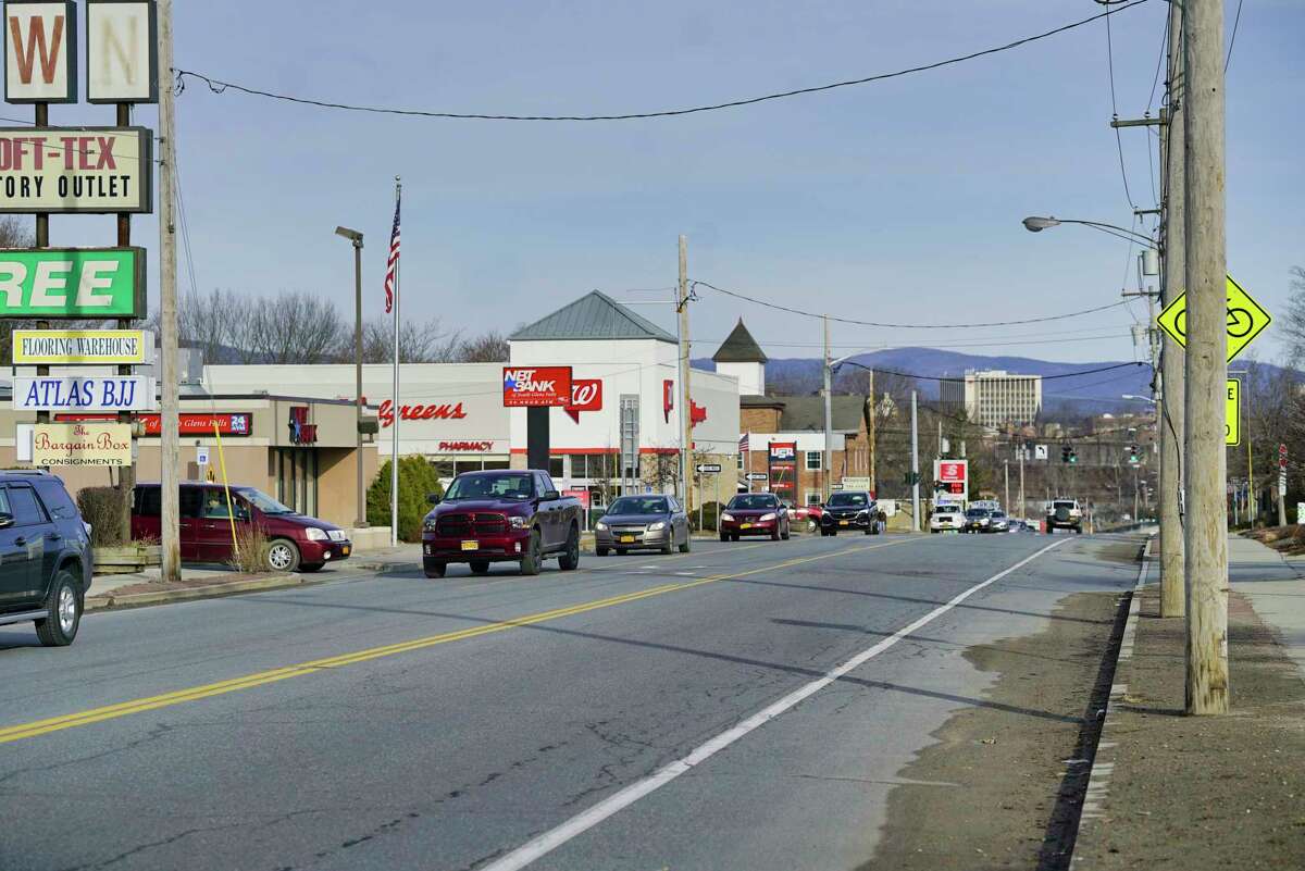 A view looking down Main Street on Wednesday, March 11, 2020, in South Glens Falls, N.Y. A minor earthquake measuring 3.1-magnitude on the Richter scale shook the area Wednesday morning. (Paul Buckowski/Times Union)