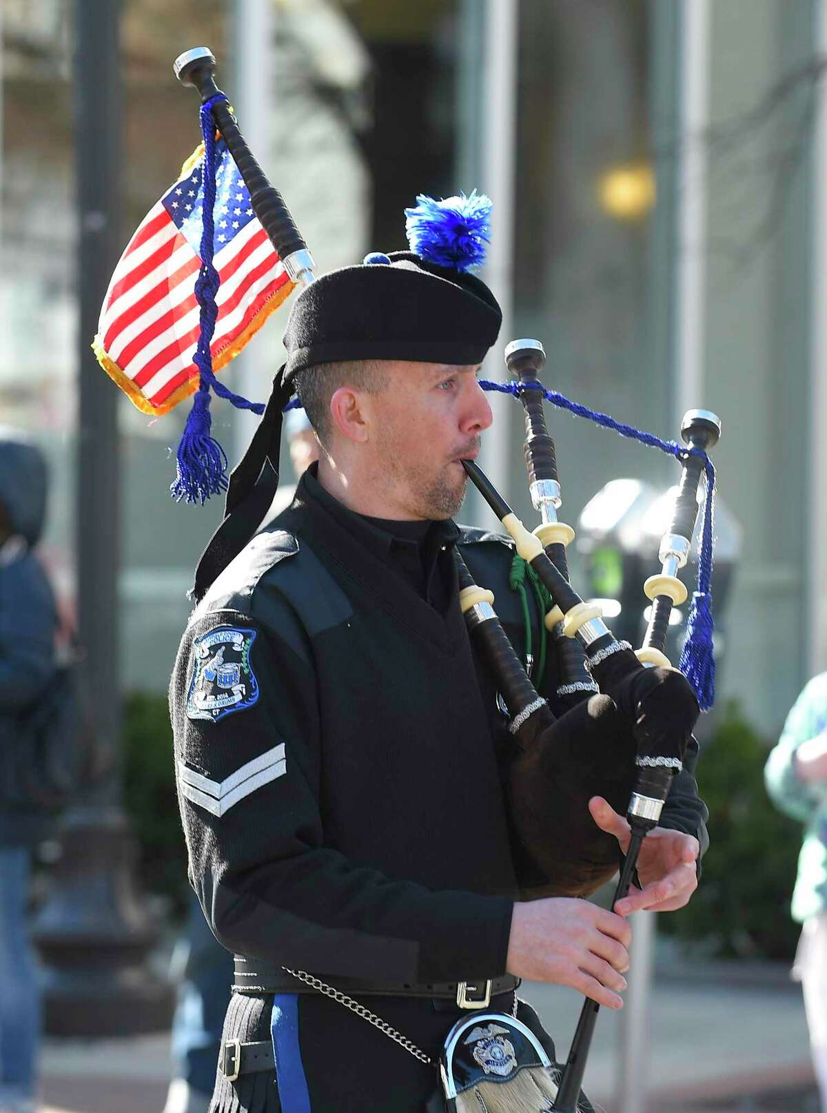 Festive scenes fill the streets with Irish Pride during the 25th Annual Stamford St. Patrick’s Day Parade on March 7, 2020 in Stamford, Connecticut.