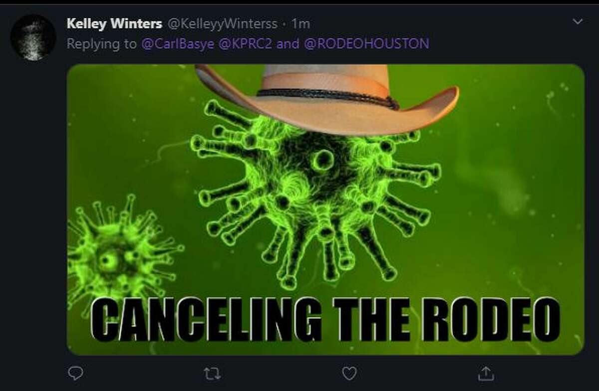 Houstonians react to the cancellation of the 2020 Houston Livestock Show and Rodeo.