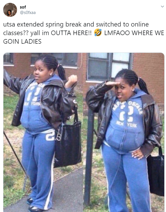 'Outta here!' UTSA students react to extended spring break due to