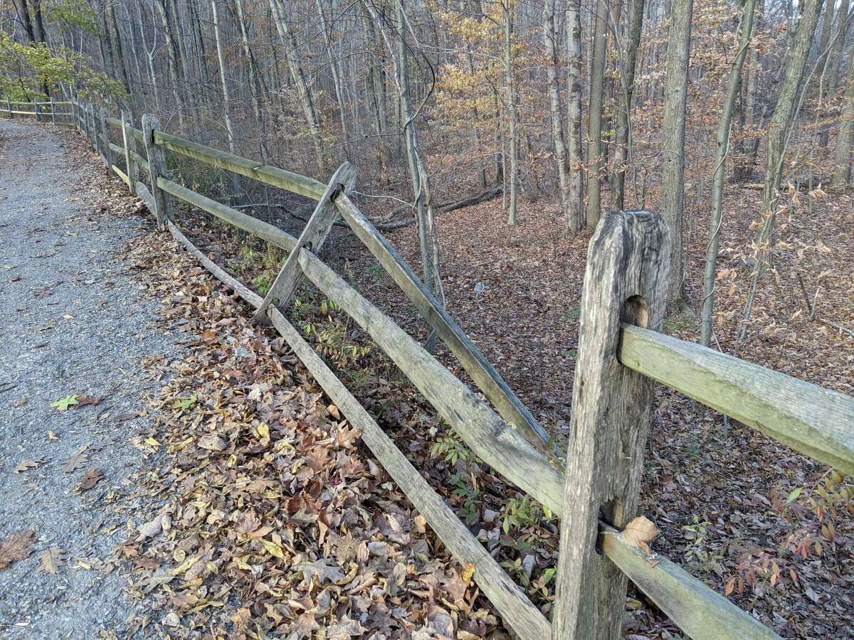 The Shelton Trails Committee will hold its next work party on Saturday, March 14. Among the work will be fixing the leaning fence post near Silent Waters.