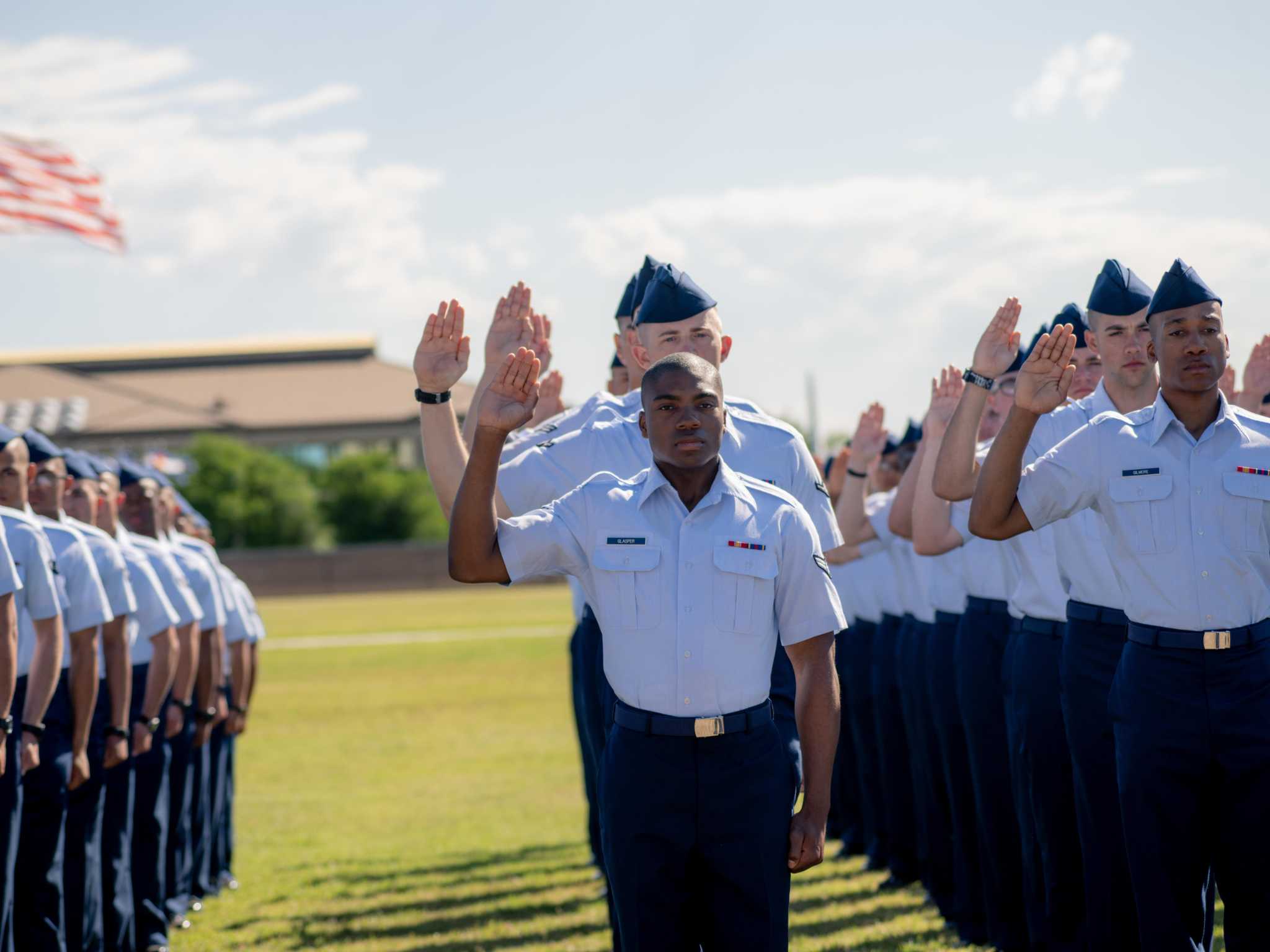 air force boot camp graduation