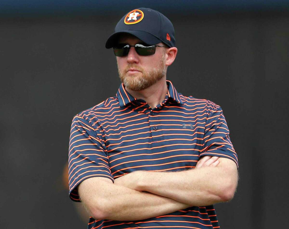 James Click is overseeing an Astros front office that will have to make some cutbacks.