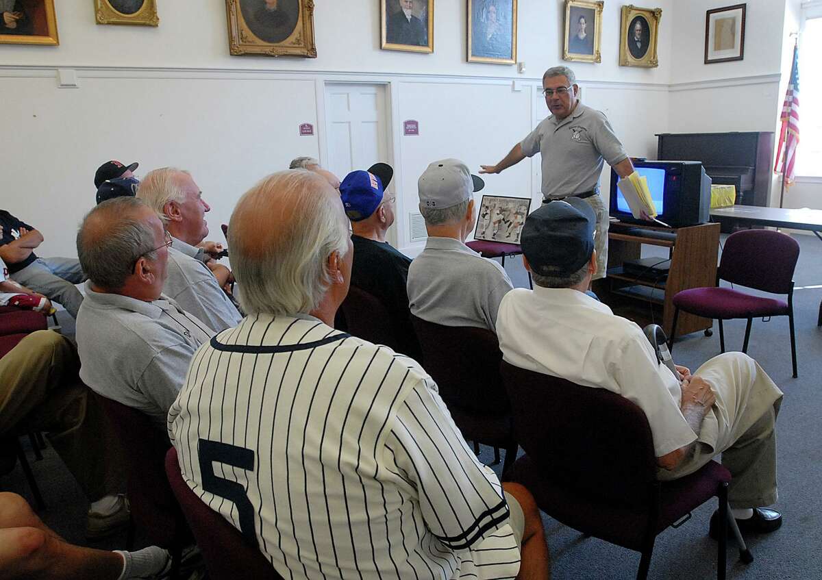 The Silver Sluggers, a group of more than 150 statewide baseball afficionados which meets weekly on Thursday mornings at the Derby Public Library cancelled their March 19 session.