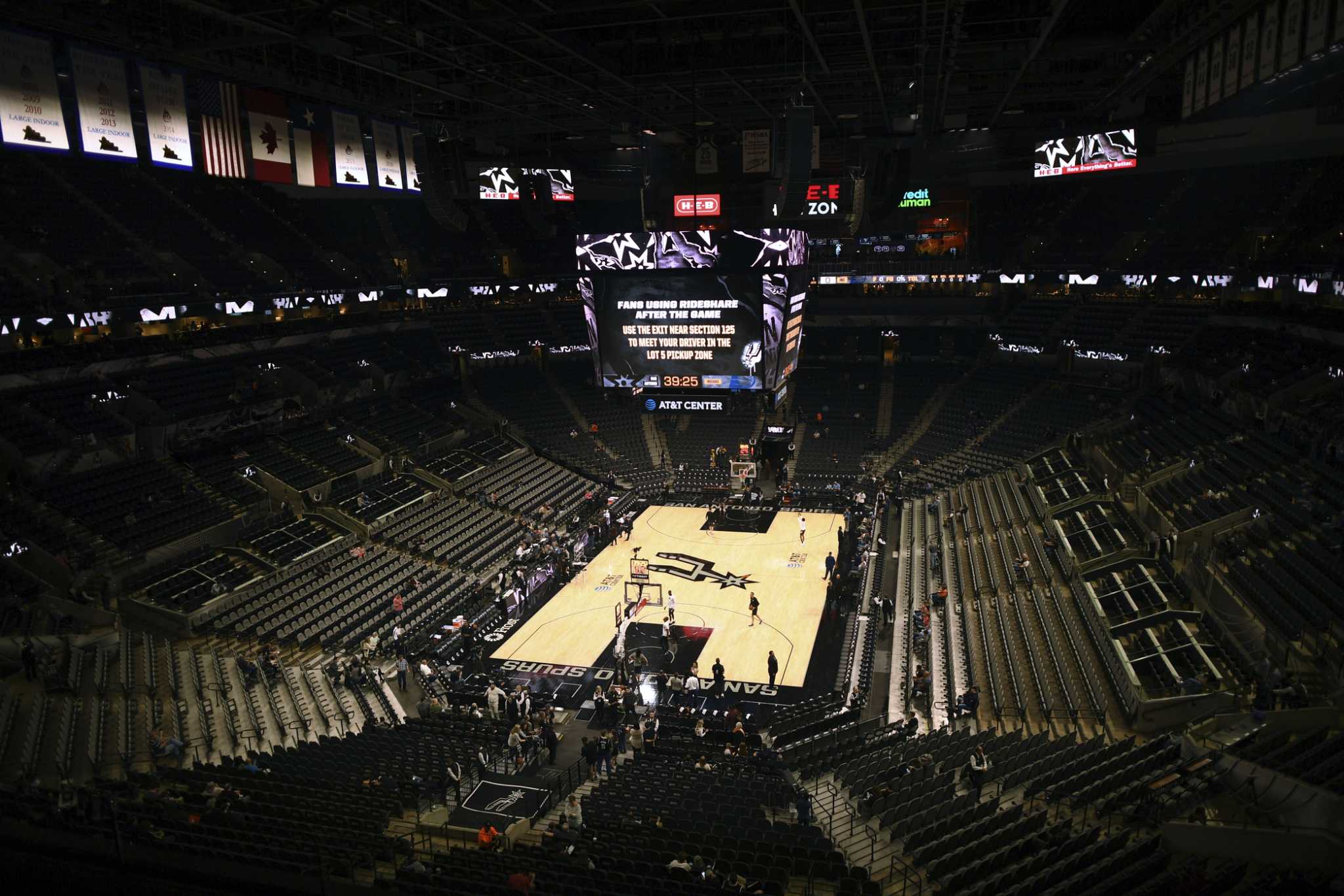 Renovated AT&T Center Welcomes Spurs Fans