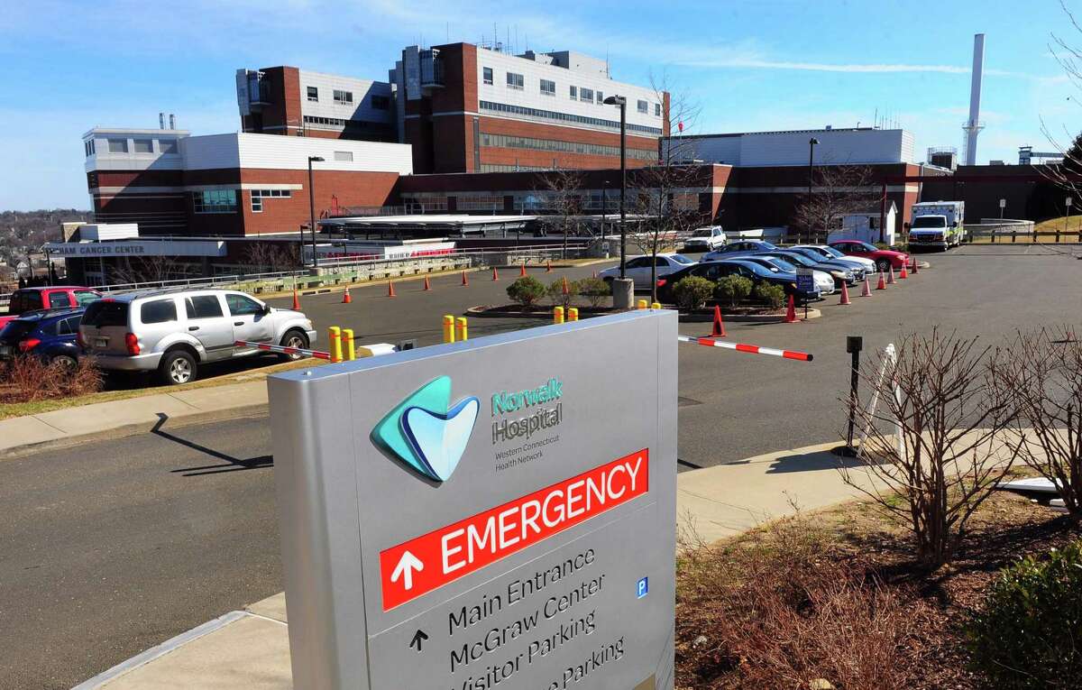 Aview of Norwalk Hospital in Norwalk, Connecticut on Saturday March 7, 2020. An employee who works at this hospital, but is a resident of New York, has tested positive for the coronavirus.