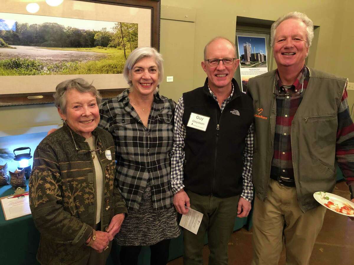 From left, Carleen Kunkel, Mary Hogue, Guy Gleysteen and Milan Bull at the Audubon event.