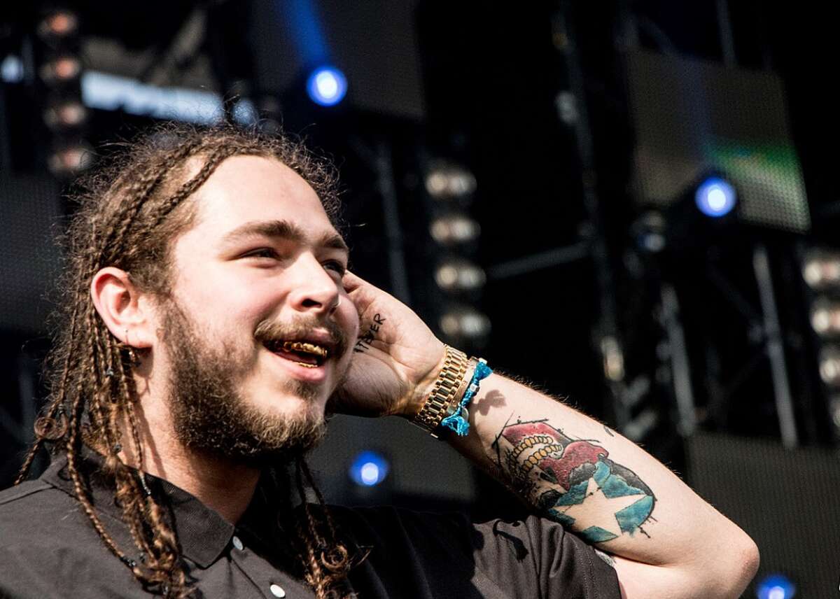 #64. 'Rockstar' by Post Malone featuring 21 Savage - Weeks at #1: 8 - Total weeks on chart: 11 - Topped the charts from: Oct. 28 to Dec. 16, 2017 The year 2017 was the year that rap dethroned rock ‘n’ roll as the most-listened-to genre. Post Malone’s nod to the dethroned genre led the way. This was the first #1 single for both Post Malone and 21 Savage, which was nominated for two Grammy awards, including Record of the Year and Best Rap/Sung Performance. After eight weeks at #1, “Rockstar” was bumped by Ed Sheeran’s “Perfect.” This slideshow was first published on theStacker.com