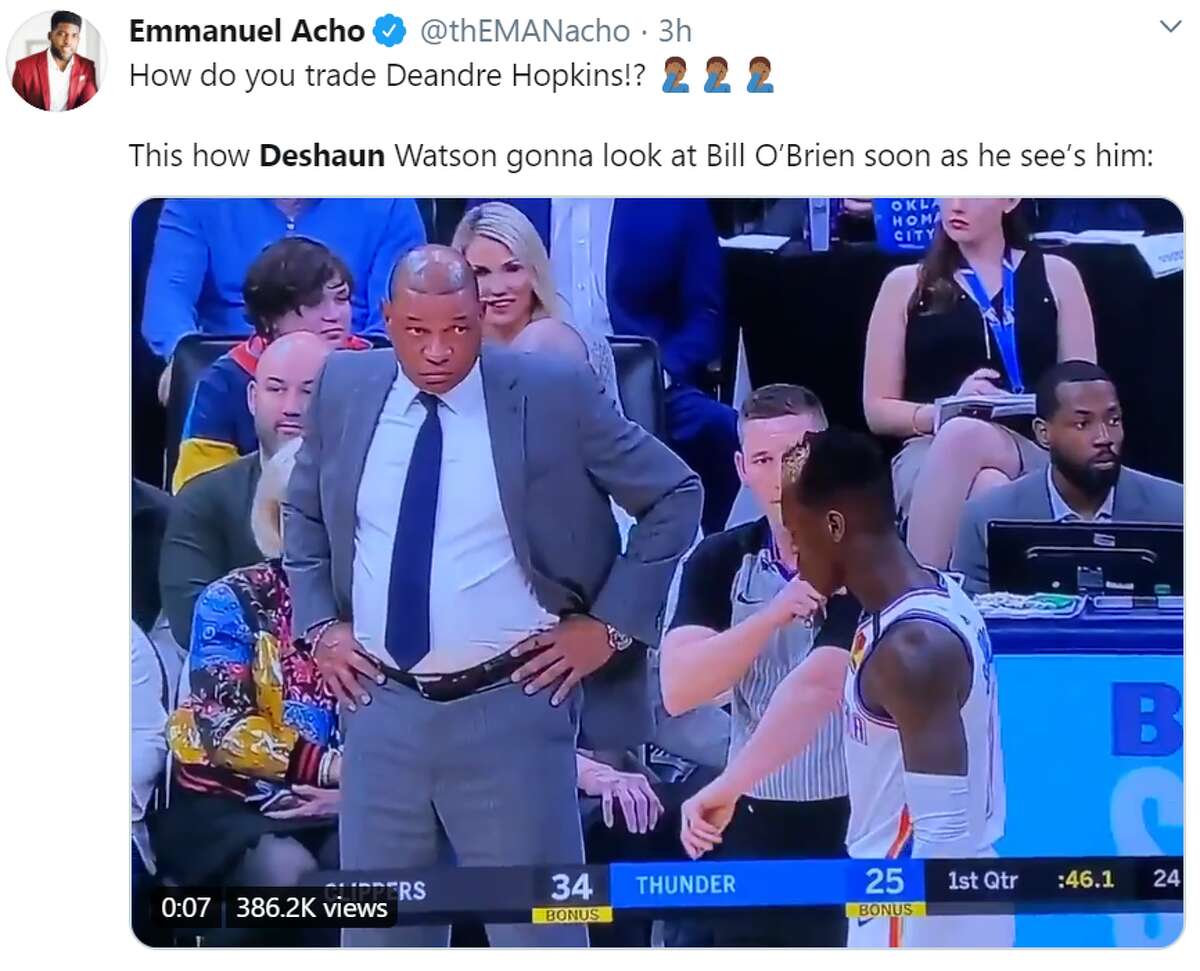 Hilarious Memes Mock Texans Over Deandre Hopkins Trade