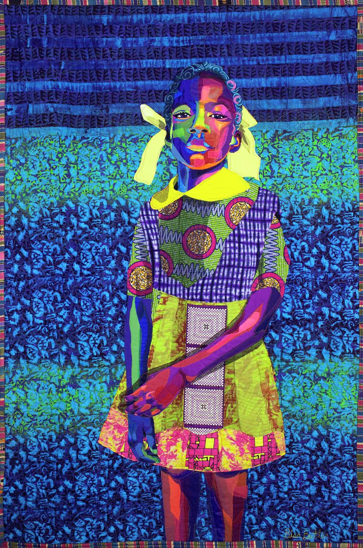 Bisa Butler is a fiber artist known for depicting African American identity and culture on her vibrant quilts. The Katonah Museum of Art has made her exhibit available virtually. Butler's