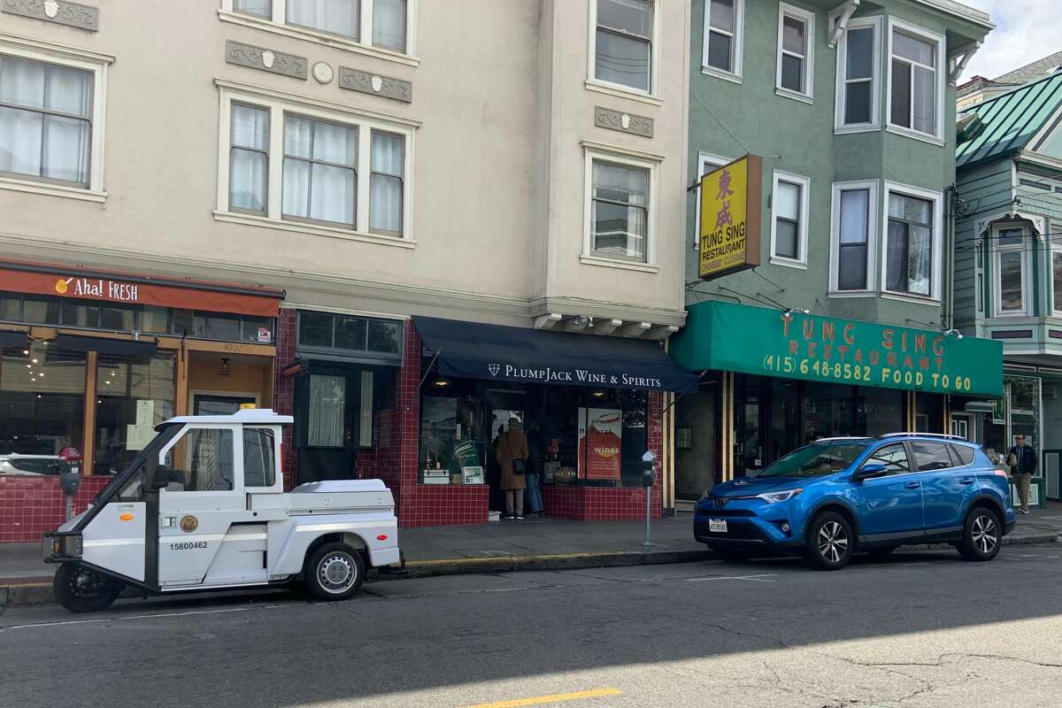Parking meters were being enforced in San Francisco amid a shelter-in-place order on March 17, 2020.