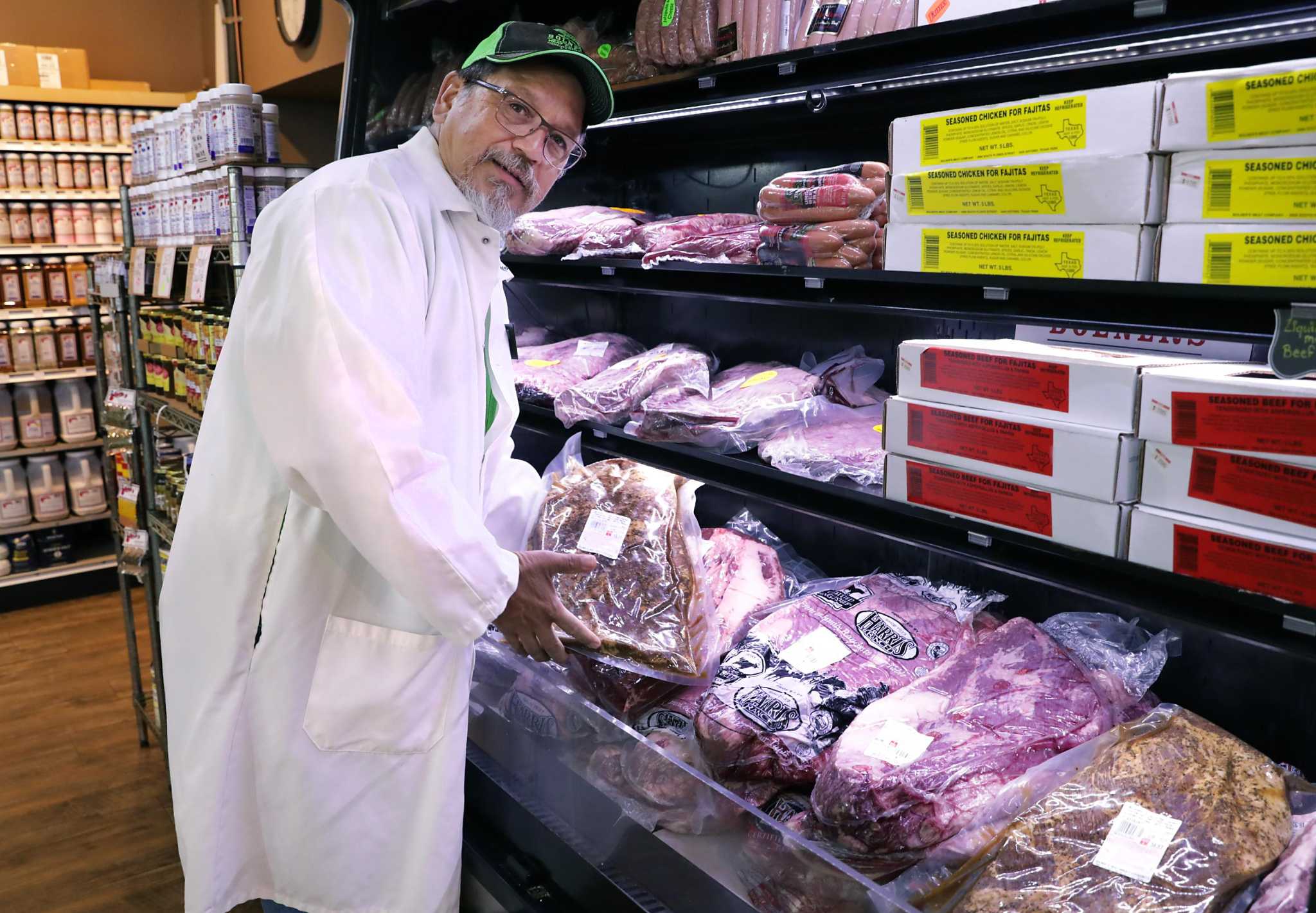 The small San Antonio grocery stores, meat markets where you can still