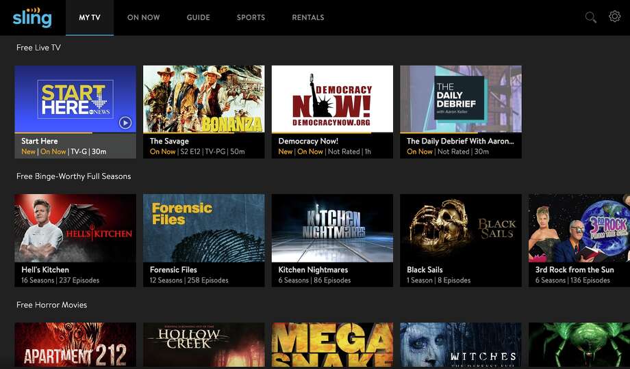 Streaming TV service Sling is offering a free option that includes live news from ABC, as well as TV shows and movies.
CONTINUE to see what's new on Netflix, Hulu and other streaming services. Photo: Houston Chronicle Screenshot